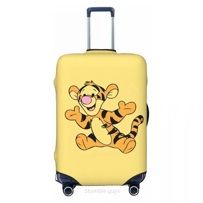 

Чехол для дорожного чемодана с рисунком Тигров, эластичный материал, подходит для багажа 18-32 дюймов, прочный, устойчивый к царапинам, пыленепроницаемый, моющийся, защитный чехол.