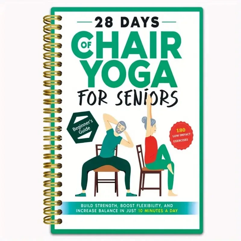 New Coil 28 Day Chair Yoga Double Men and Women Training Guide 28 Days CHAIR YOGA