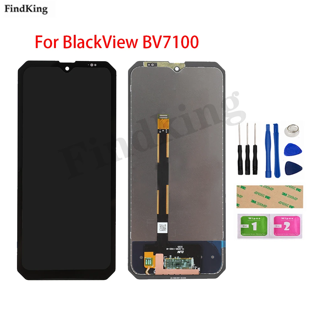 100% Tested LCD Screen For Blackview BV7100 LCD Display Touch Screen Digitizer Assembly Replacement BV7100