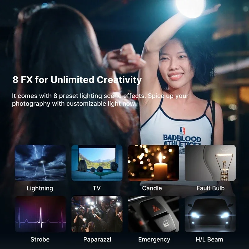 Luz de Vídeo LED Ulanzi L023 40W COB Bi-Color 2500K-6500K 3400mAh — foto 6