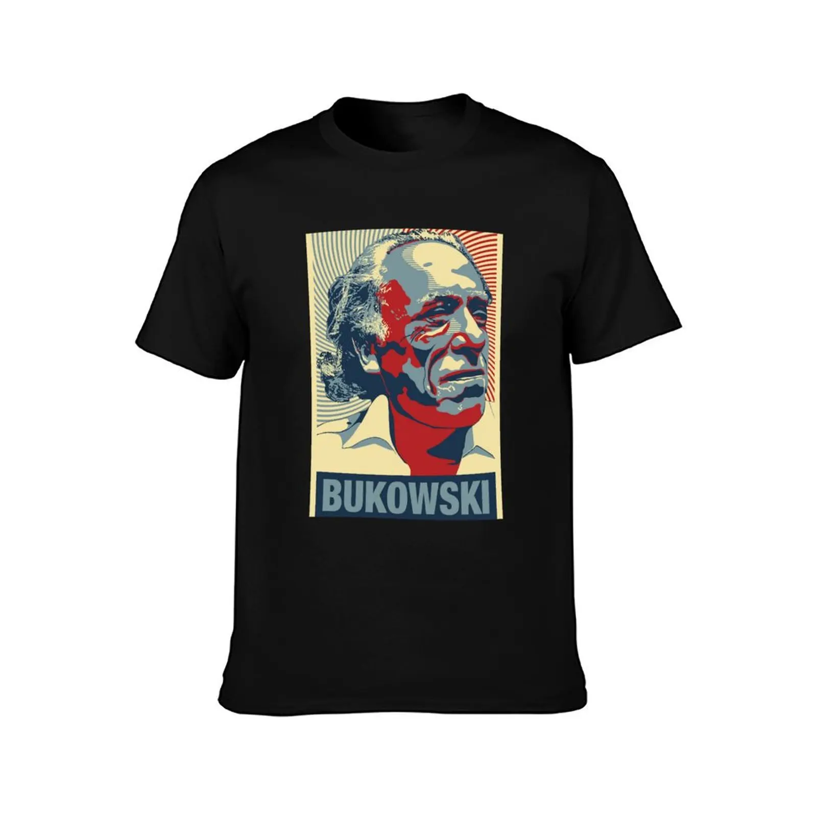 BUKOWSKI- Charles Bukowski T-Shirt Casual Fashion Short Sleeve Cotton T-Shirt