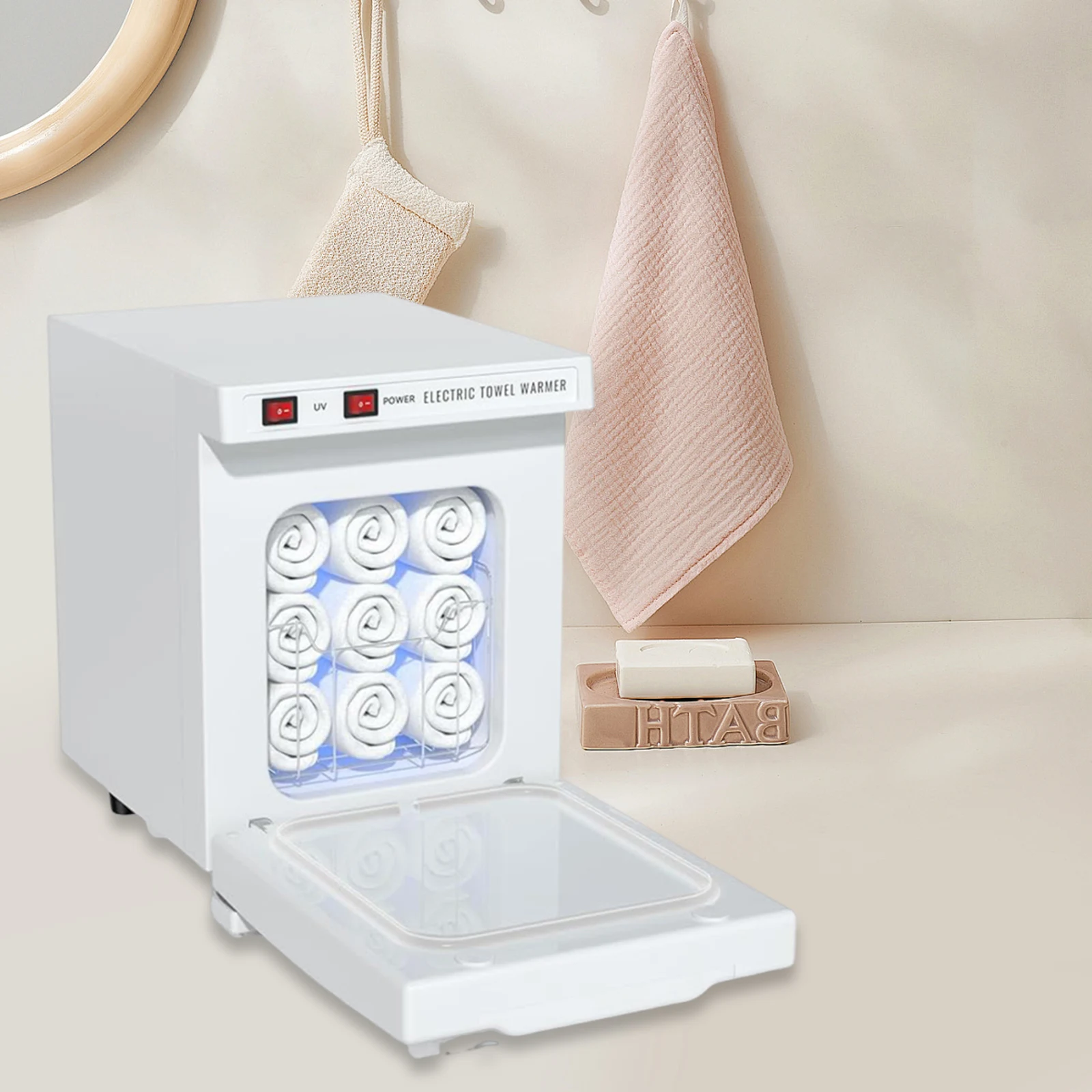 

5L Mini Towel Warmer Mini Heated Towel Cabinet Hot Towel Cabinet for Beauty Spa Catering Equipment