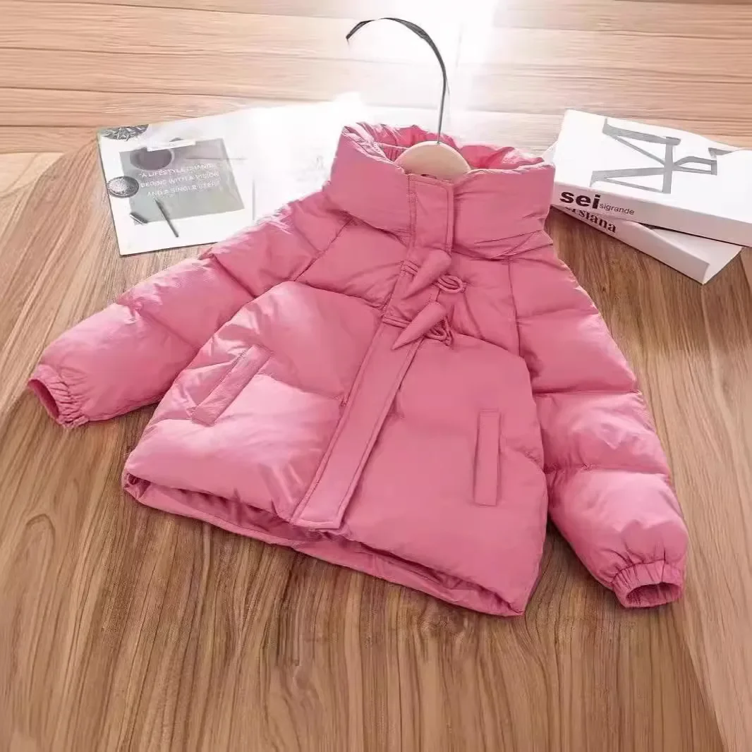 Abbigliamento invernale per ragazze 2024 nuovi bambini piumino imbottito in cotone abbigliamento invernale per ragazze giacca imbottita in cotone