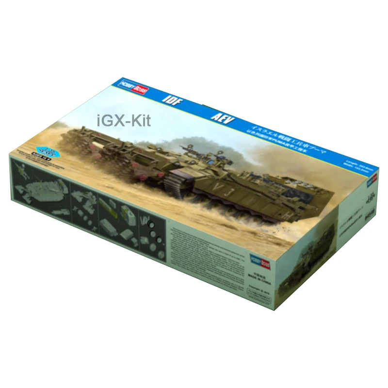 Hobbyboss IDF AEV 기갑 엔지니어링 차량, 자동차 취미 공예 장난감, 플라스틱 모델 빌딩 키트, 84546, 1/35 체중계