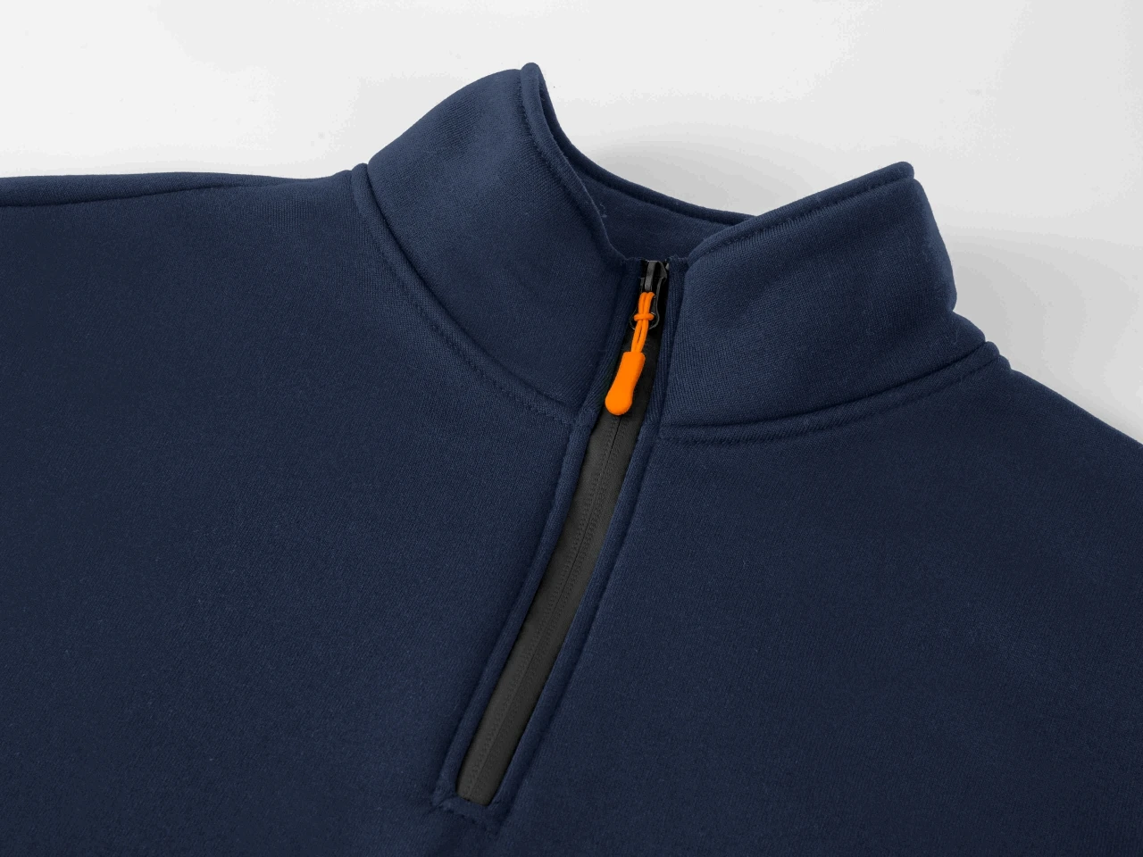 Frühling Herbst Herren Stehkragen Halb-Reißverschluss Sportbekleidung Langarm-Sweatshirts Herren Lässige Strickpullover Alltagsjacken – Detail 5