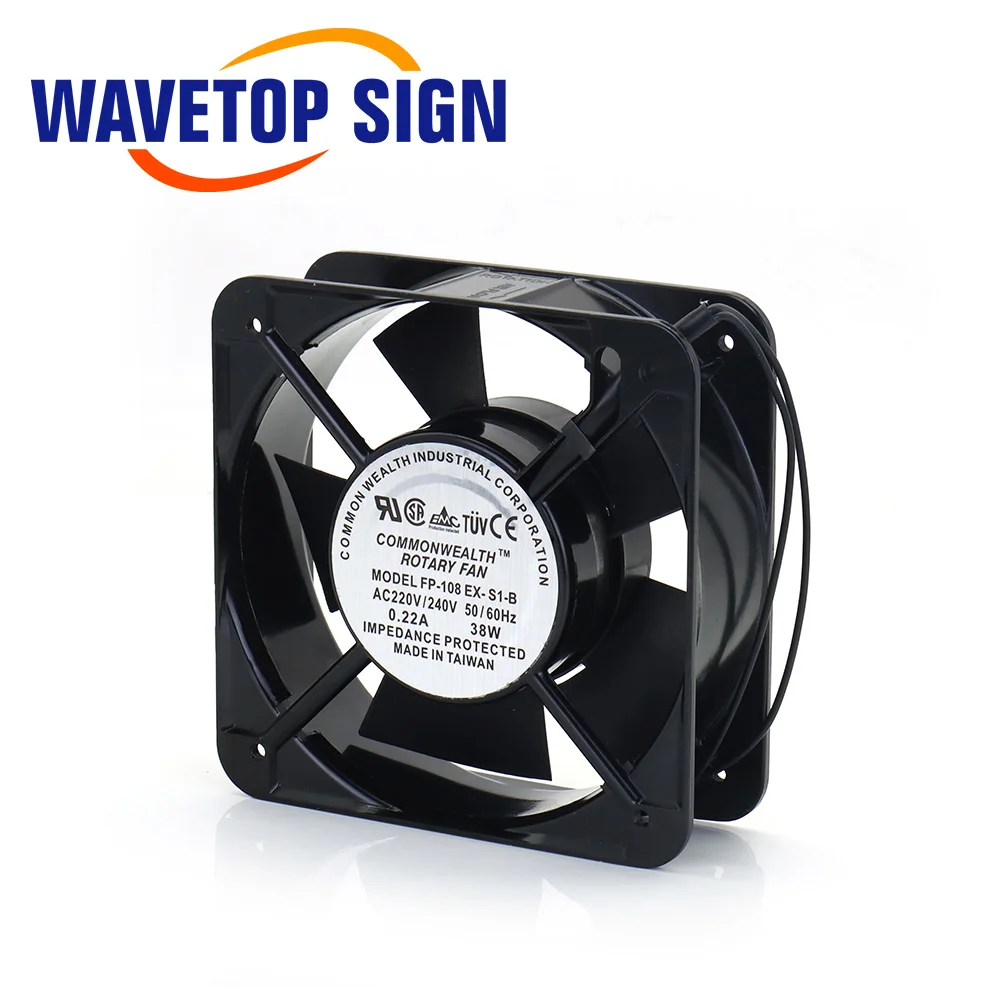 Поворотный вентилятор WaveTopSign Commonwealth 150x150x50 мм 108EX-S1-S Напряжение 220 В 38 Вт 0,22 А 50-60 Гц