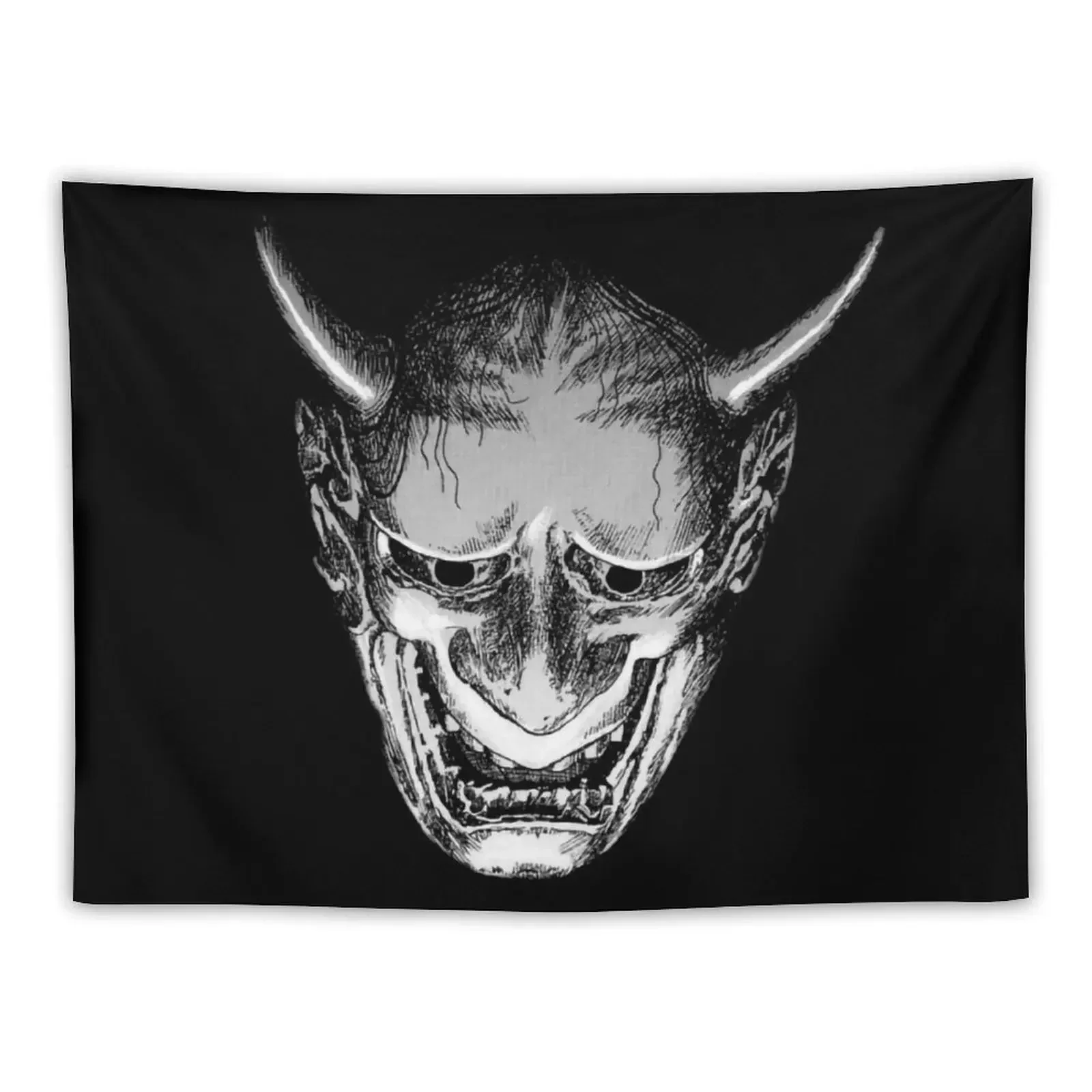 Japanese Demon Oni Yokai Tapestry House Decorations Living Room Decoration Room Decorations Aesthetic Decoration Wall Tapestry