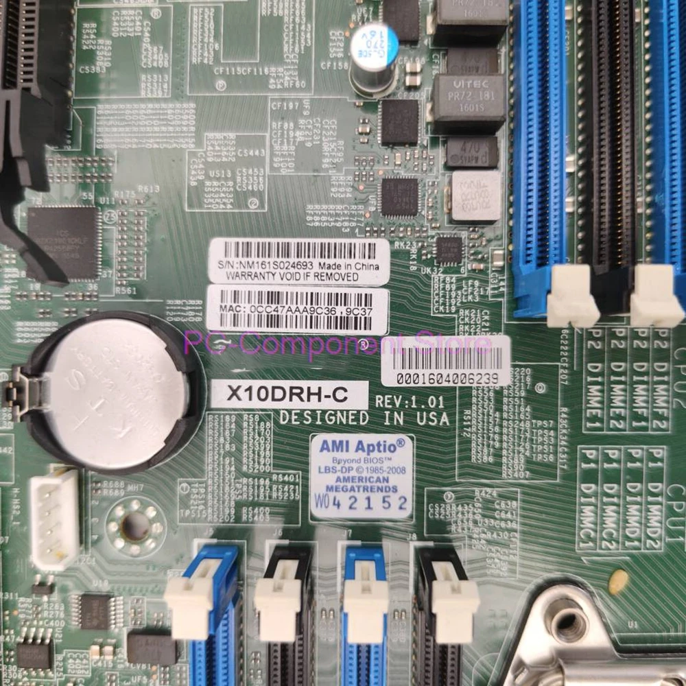 Per la scheda madre del server Supermicro E5-2600 V4/V3 Famiglia doppia porta GbE LAN SAS3 (12Gbps) IPMI 2.0 LGA2011 DDR4 X10DRH-C