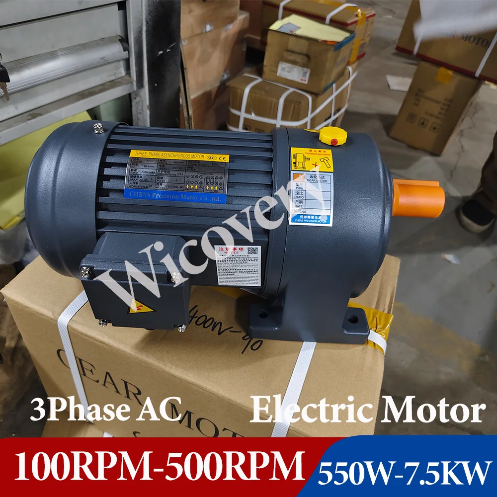 3KW 5KW 1HP 3Phase Alternator Asynchronous Electric Motor With Reducer 220V 380V Voltage Permanent Magnet Genrator With Motors