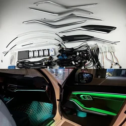 LED Decorate Ambient Light for BMW G20 M3 New 3 Series 2020 Original Enhanced Interior Atmosphere Lamp Speaker Cover Mid Treble