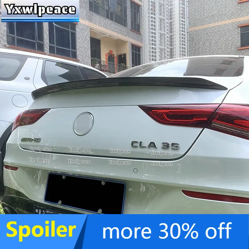 

AMG Style for Mercedes-Benz CLA-class C118 CLA180 200 220 250 260 2020 2021 ABS Material Rear Trunk Lip Spoiler Car Accessories