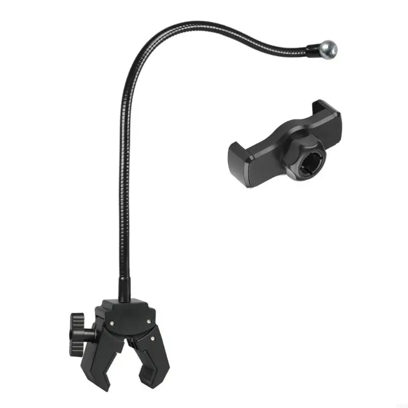 Whirling Phone Mount Flexible Swanneck Grip Sports car four point seven Foot Mobiles Gym Desk Arrange 