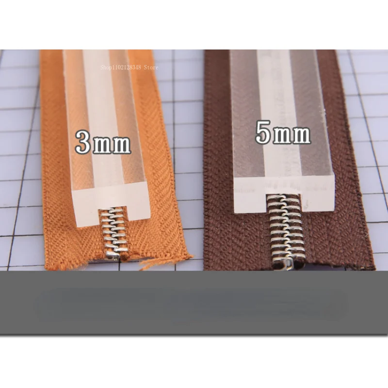 Zipper Gluing Anti-spill Glue Acrylic Ruler Zipper Gluing Supplies Handmade Leather Making Leather Products Craft Tools