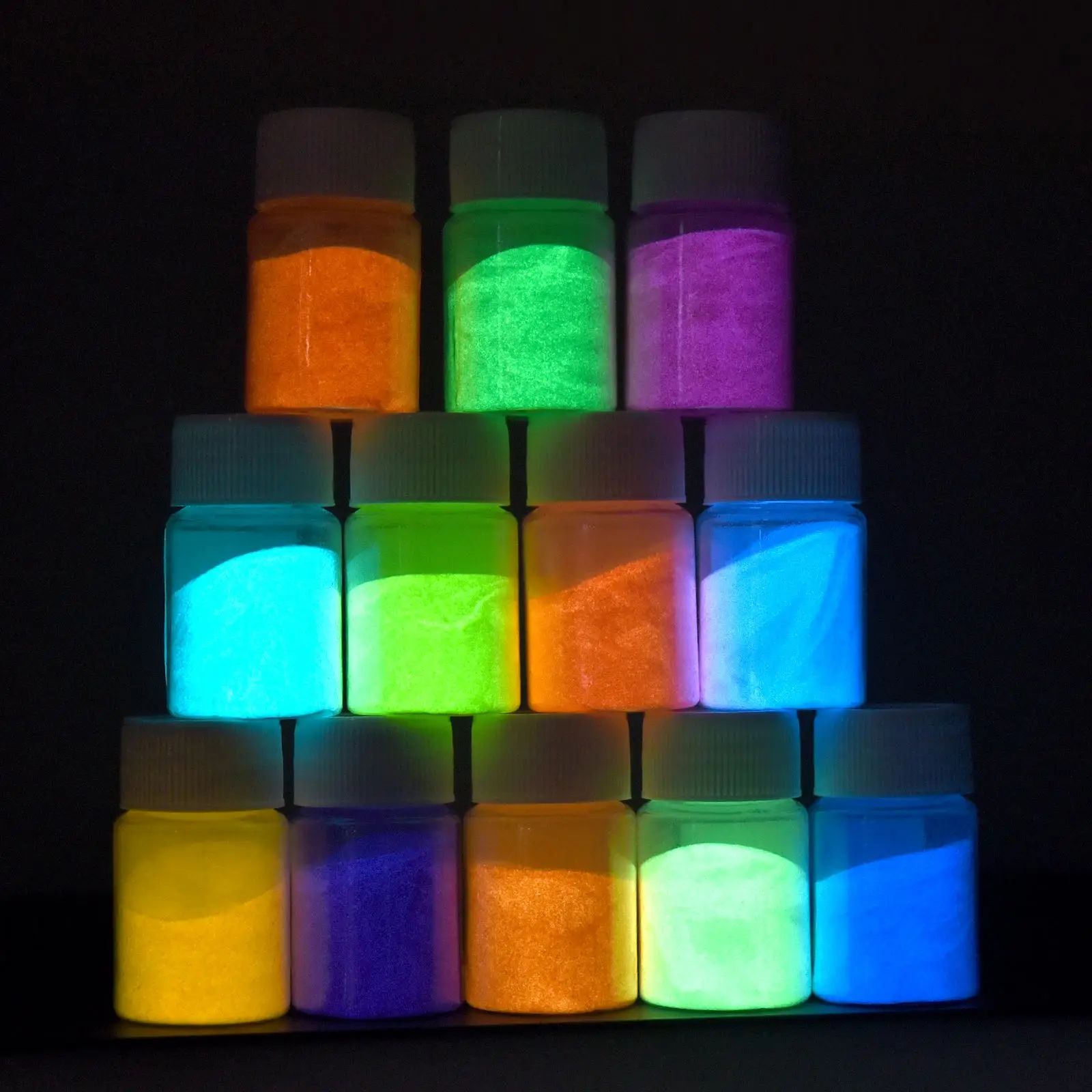 20g/bottle Epoxy Resin Pigment Luminous Powder Glow In Dark DIY Epoxy Resin Mold Jewelry Making Supplies Luminous Pigment Dye