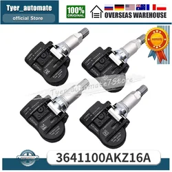 4Pcs TPMS Tire Pressure Sensor 3641100AKZ16A For Great Wall Wingle5 C50 Haval H6