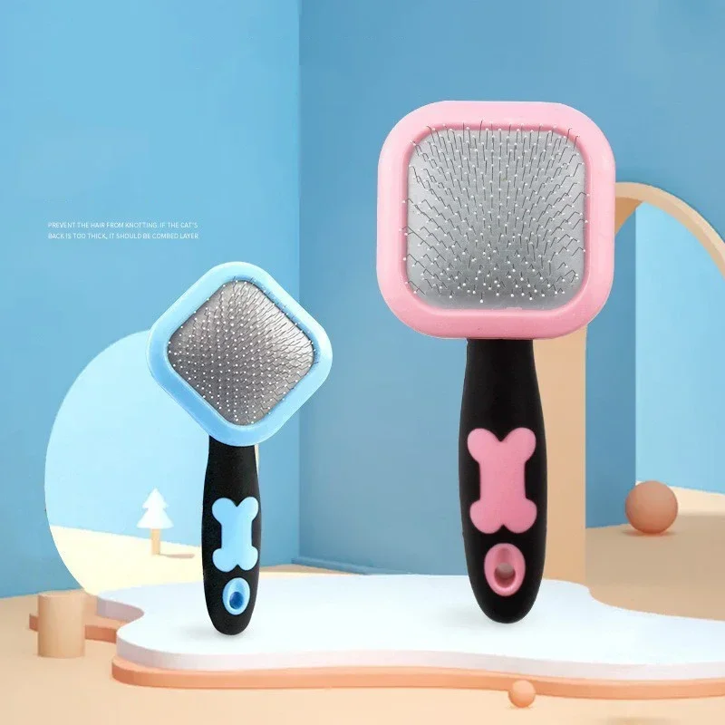 Pet Comb 1PC Cat & Dog Grooming Needle Comb Remove Floating Hair Smooth Hair Sticky Massage Brush Rotatable Pet Supplies