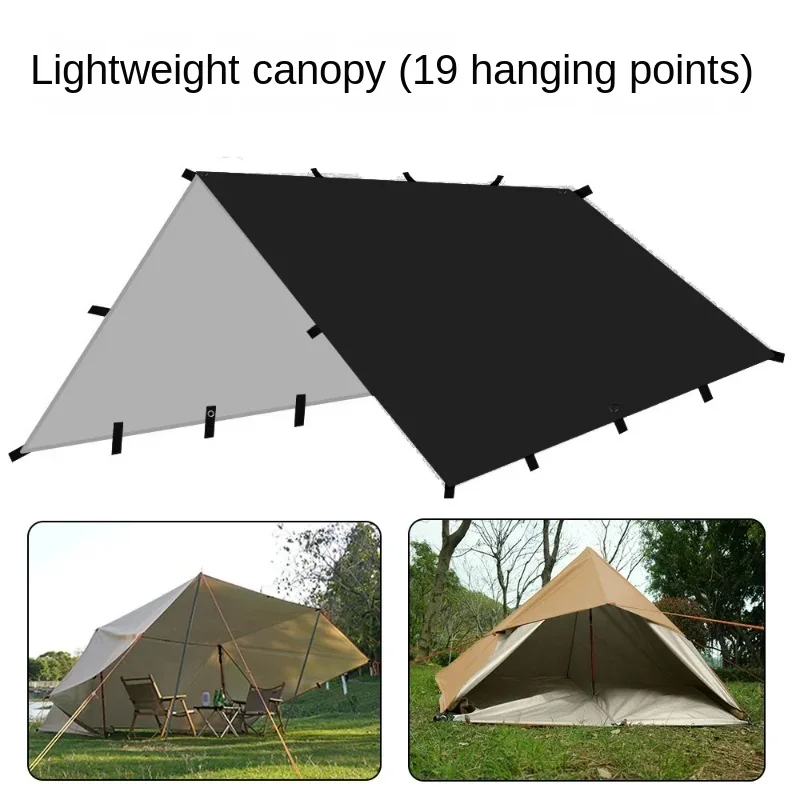 Camping Tarp Waterproof Tent Tourist Awning Shade Garden Canopy Beach Sunshade Outdoor Sun Shelter Portable Tent