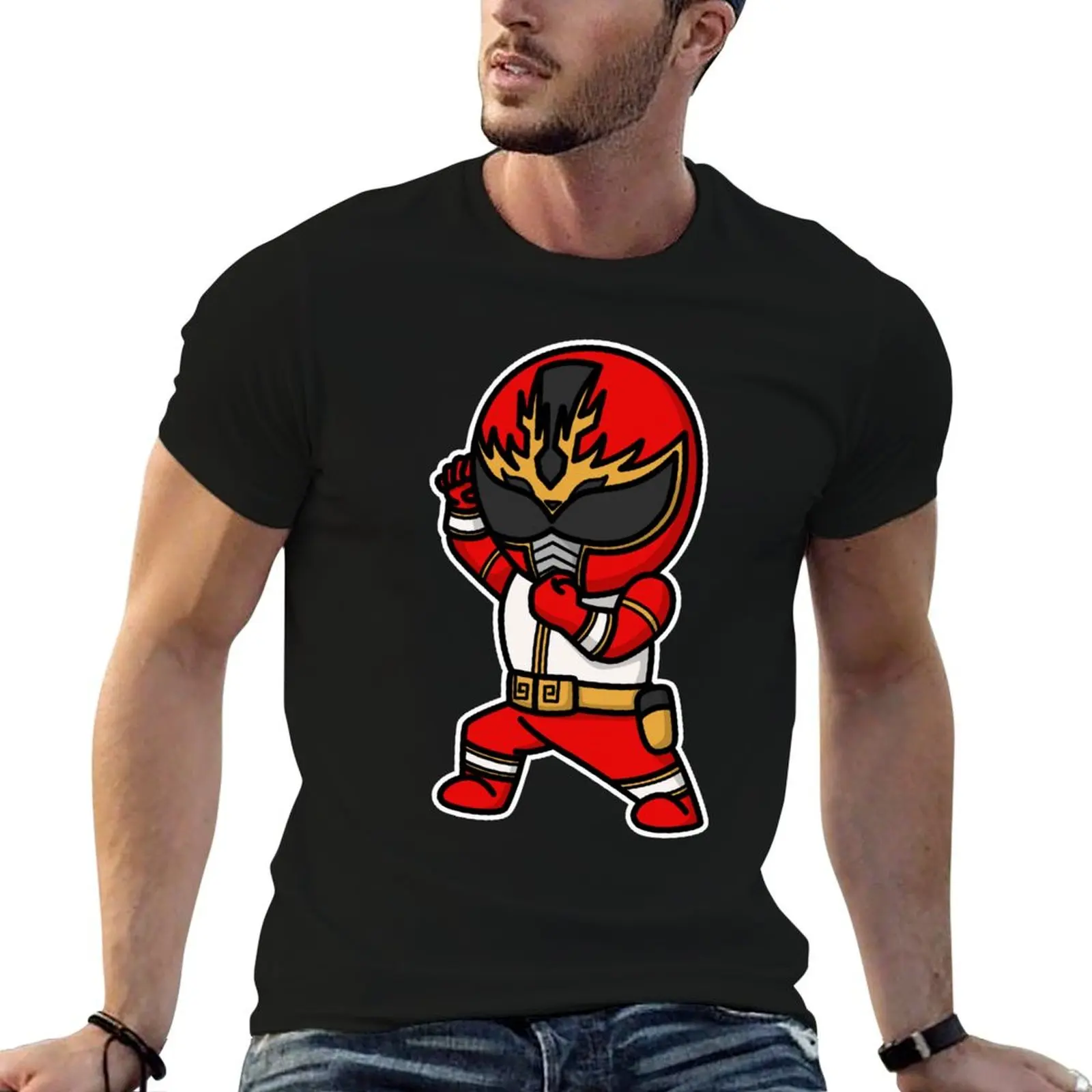 

RyuuRanger Gosei Sentai Dairanger Chibi Kawaii Style T-Shirt funny t shirts man t shirt custom print T-Shirt