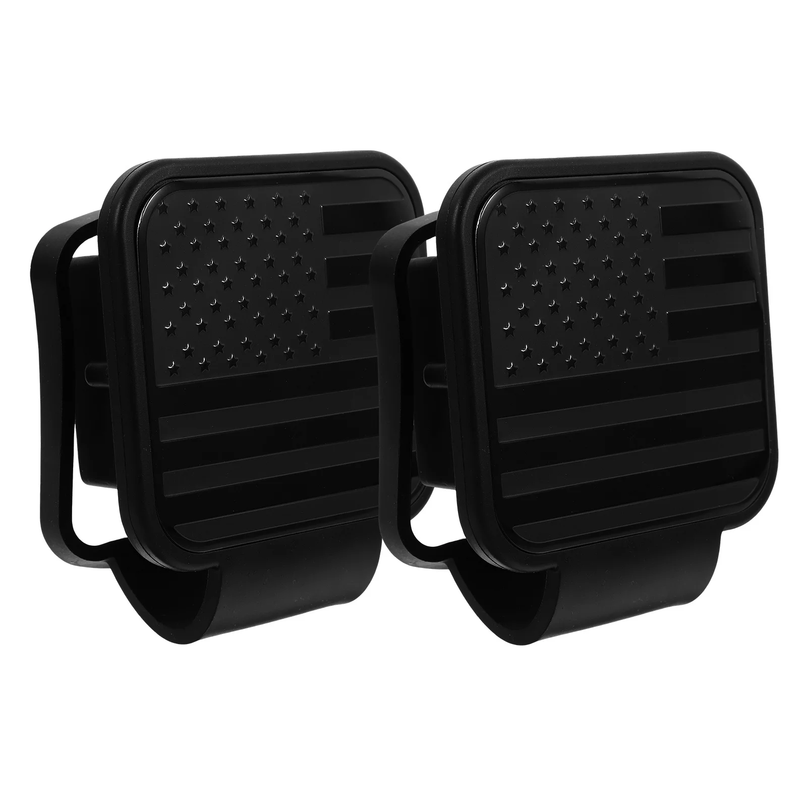 

2 Inch Cover Rubber Trailer Cap For Off-Road Vehicles Trailers Receiver Hitch Accessories American Flag