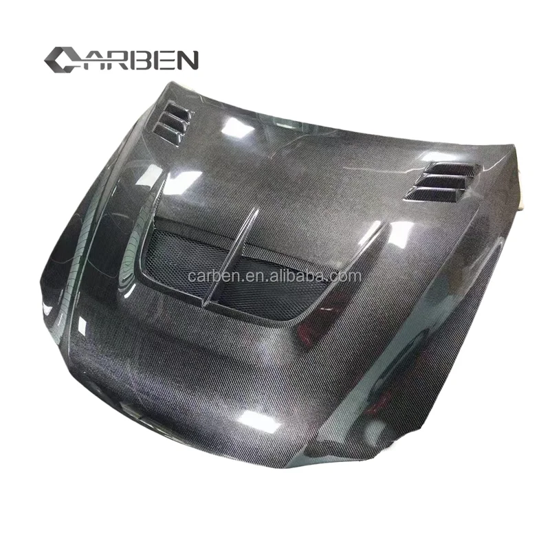 

CARBEN 2006-2012 for IS250 IS300 IS350 Carbon Fiber Hood/Bonnet Body Kit New Carbon Black Bolt-On High Quality
