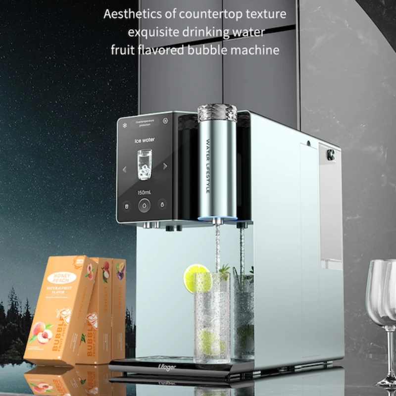 Newest RO Flavor Filter 3-Stage Self-Cleaning Water Dispenser Electric Hot/Cold Countertop Purifier For Household