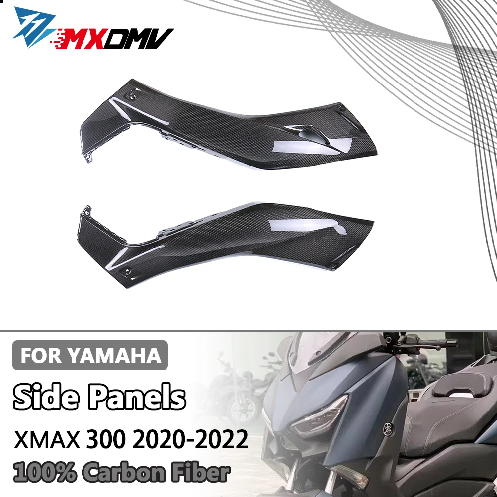 

For Yamaha XMAX 300 XMAX300 2020 2021 2022 100% Carbon Fiber Side Panels Fairing