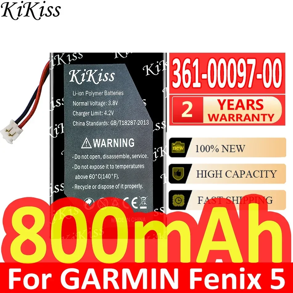 Replacement Battery 361-00097-00 361-00096-00 361-00098-00 For Garmin Fenix 5 6 Fenix 5S Fenix 5X Rechargeable Battery