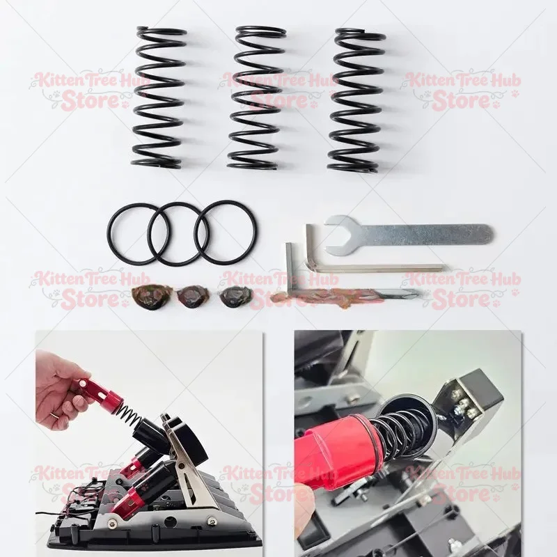 Steering Wheel Pedal Spring Compatible with G25 G27 G29 G920 G923 Racing Modification Damper