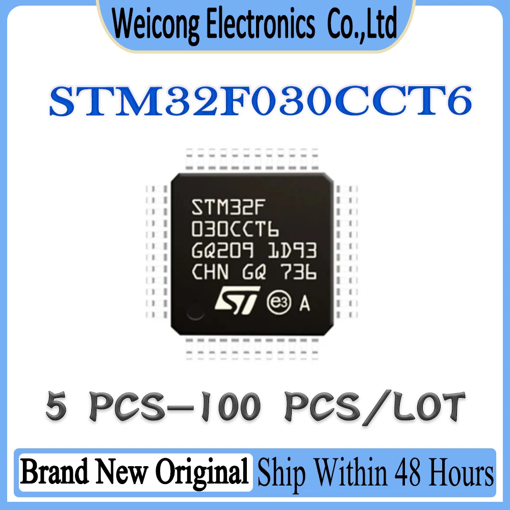 STM32F030 STM32F030CCT6 STM32F030CCT STM32F030CC STM32F030C STM32F STM32 STM IC MCU Chip LQFP-48