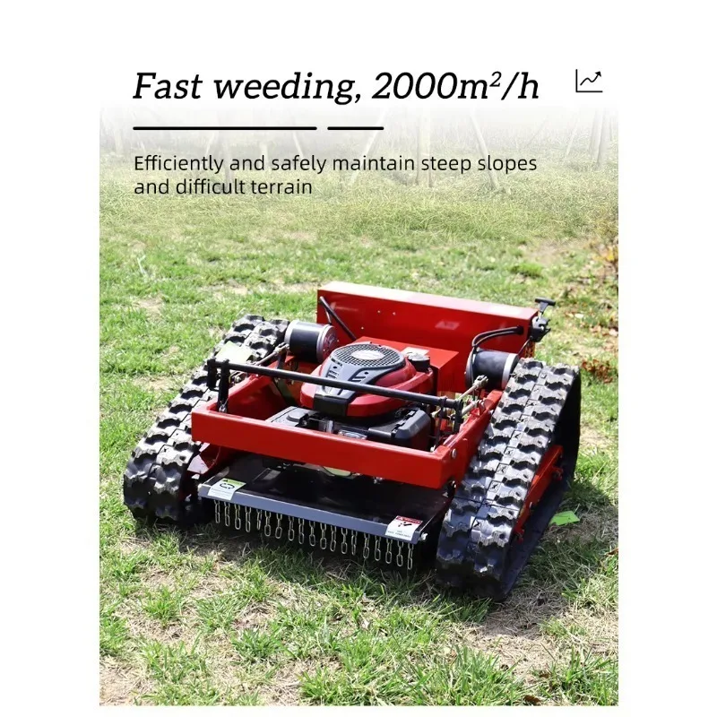 Лидер продаж, сельскохозяйственная газонокосилка с дистанционным управлением, газонокосилка с дистанционным управлением, 7,5 л.с., гусеничная газонокосилка с дистанционным управлением
