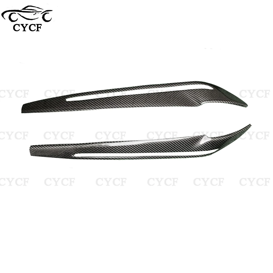 For BMW X5 F15 X6 F16 X5M F85 X6M F86 Carbon fiber lamp eyebrow front headlight eyebrow sticker decoration body kit