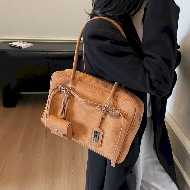 

Матовые сумки-тоут, многоразовые водонепроницаемые сумки на плечо, повседневные однотонные дизайнерские студенческие сумки большой емкости в японском стиле для женщин