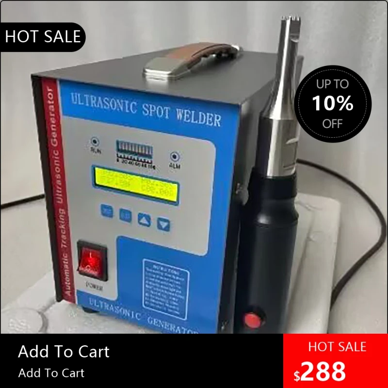 

08170 1400W Ultrasonic Plastic Spot Plastic Welding Machine 28kHz Ultrasonic Welding Equipment Body Repair Comes w