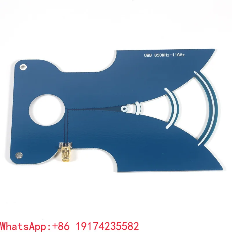 High Gain UWB Antenna 840MHz-11GHz Ultra Wideband for Communication and Image Transmission Positioning TEM
