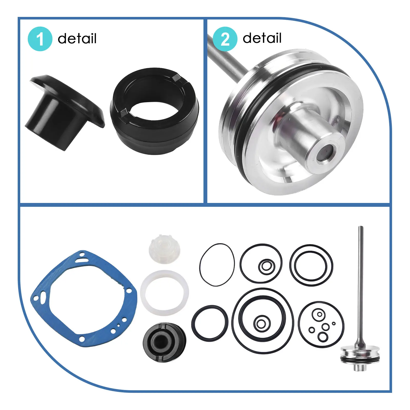 Melhore o desempenho com este kit de reconstrução de revisão compatível com Bostitch N80S N80SB N80SBM N80C e SDN11RH