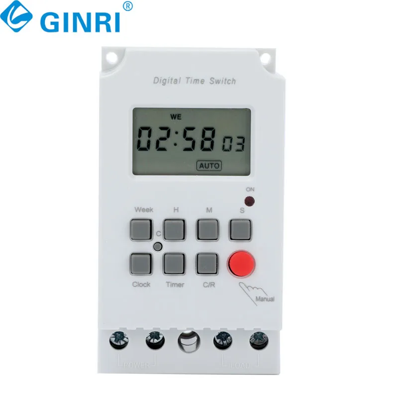 5PCS KG316S Rail Type 200V-240V Electronic Time Digital Second Time Switch Control Switch For Timers