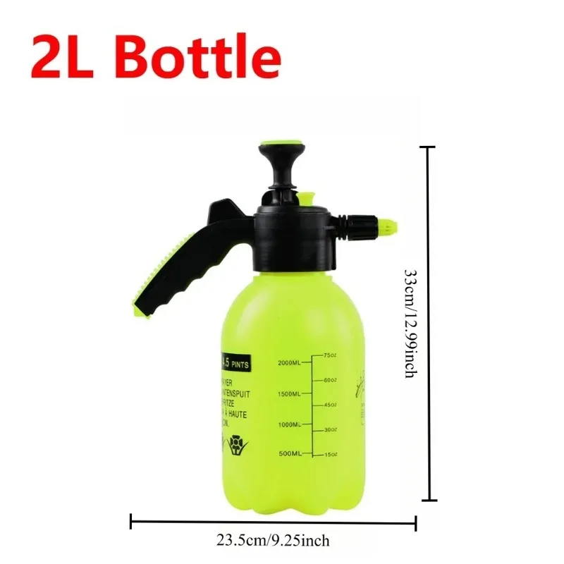 Large-capacity car wash pressure spray bottle, press-type spray bottle, flower watering, flower care and watering tools
