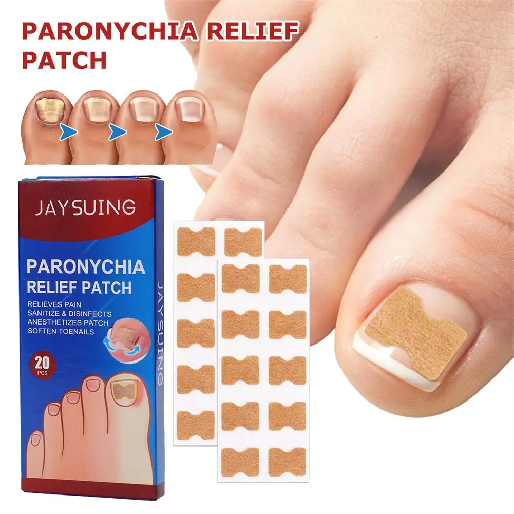 Paronychia Relief Patch Toenail Nail Ingrown Correction Stickers Nails Care Recover Protector Tool For Removal Of Ingrown N Q7J9