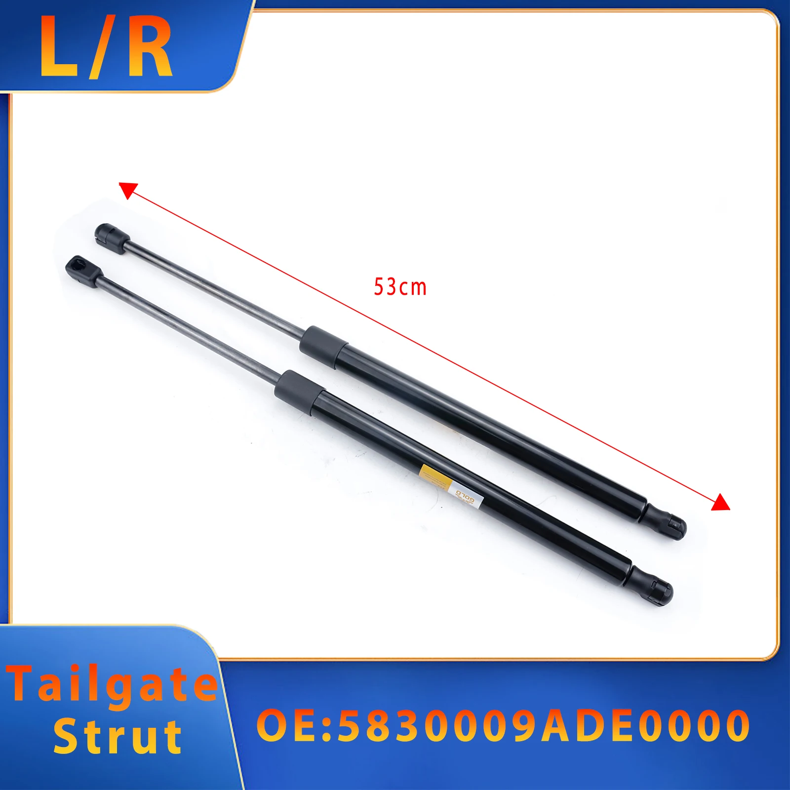 2PCS Tailgate Gas Spring Strut For  GEELY COOLRAY SX11 2018-2022 1.5T PHEV 5830009ADE0000 High-Quality Car Accessories