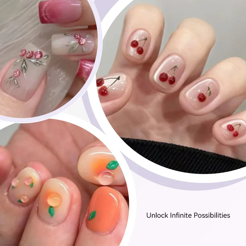 BORN PRETTY 15ml 5D Sculpting Carvings & Shapes Gel Ingewikkelde Bloem Fruit 3D Ontwerpen Nail Art Gel Vernis Manicure