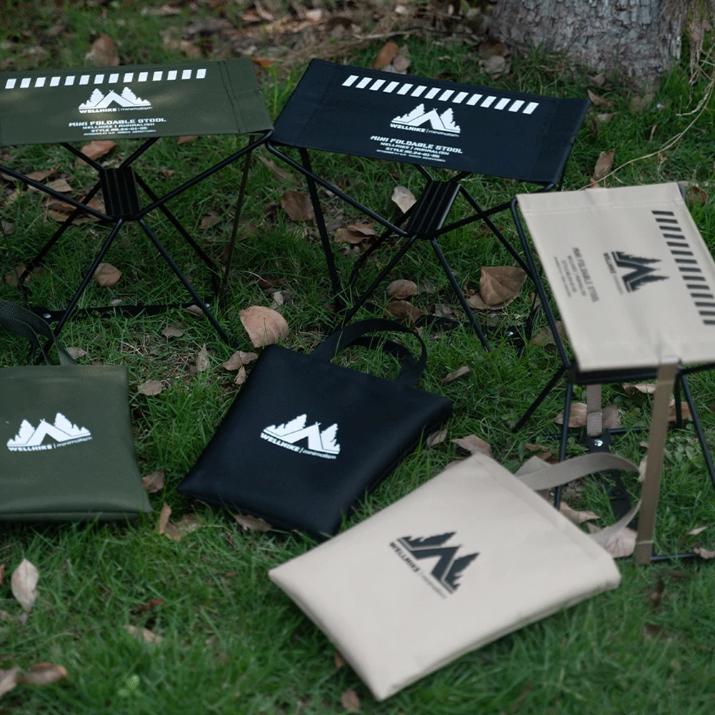 في الهواء الطلق التخييم البراز مقاوم للماء طوي الصيد البراز عالية الحاملة للطي السفر البراز لمترو الأنفاق طابور