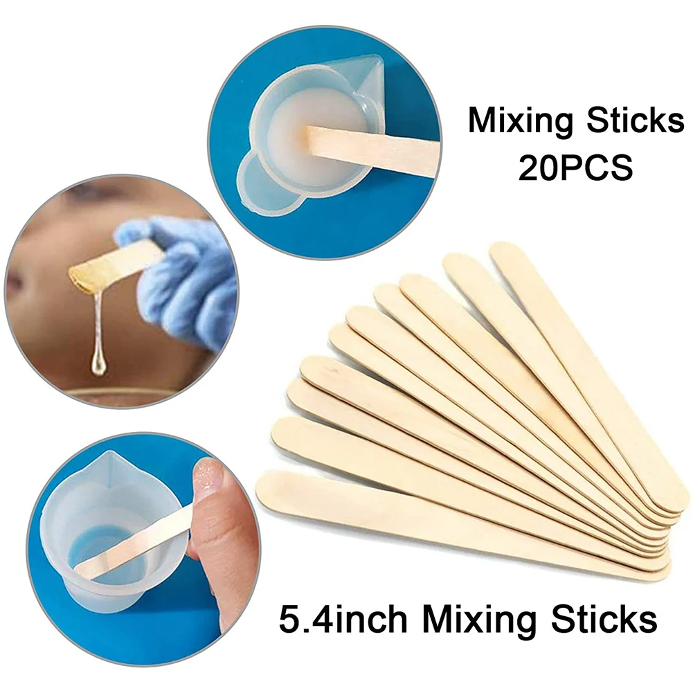 أكواب قياس السيليكون لراتنجات الايبوكسي أكواب خلط قابلة لإعادة الاستخدام أباريق حاوية صب الراتنج مع عصي خلط للراتنج