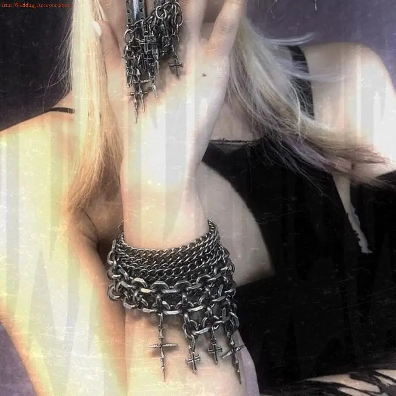 pulseira-unisex-elegante-da-liga-g92d-com-cruzes-nervosas-e-detalhe-chain