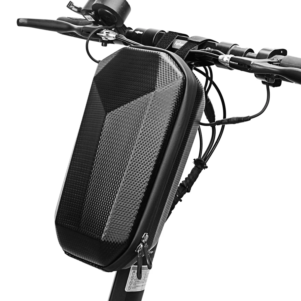 

Electric Scooter Bag 2L 3L 4L Portable EVA Hard Shell Large Capacity Night Reflective Skateboard Front Handle Case Scooter Parts