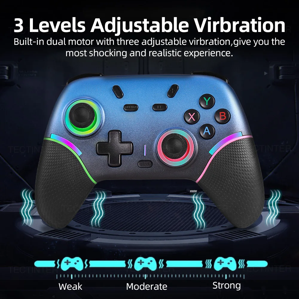 Wireless Bluetooth Controller For Nintendo Switch 2/PS3/PS4 Console Gamepad for Android/IOS Smart Phone PC Joystick Controle