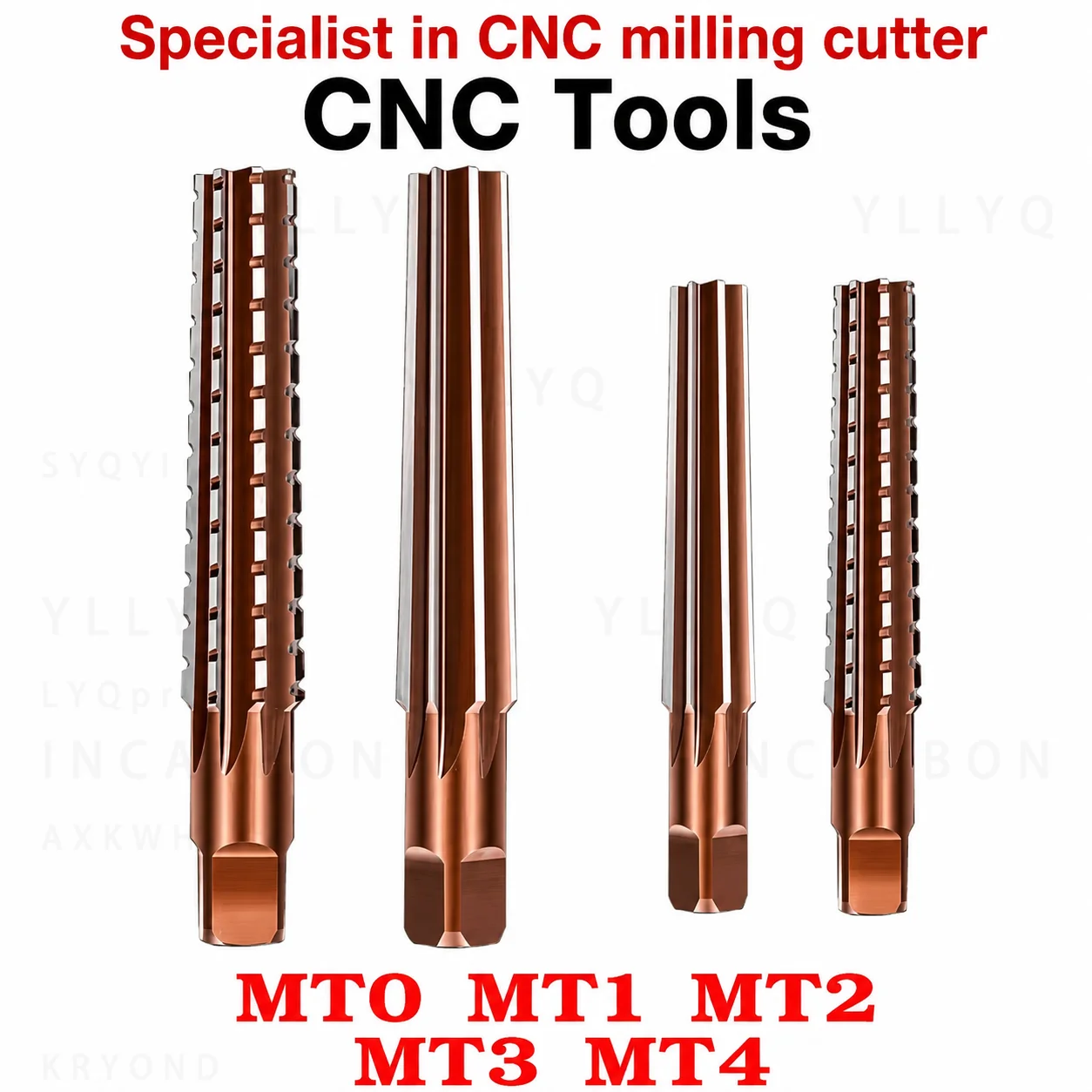 2PCS Morse Taper Reamer Set MT0 MT1 MT2 MT3 MT4 MT5 Steel Rough and Finish Reamer for Milling Machine Lathe Tool
