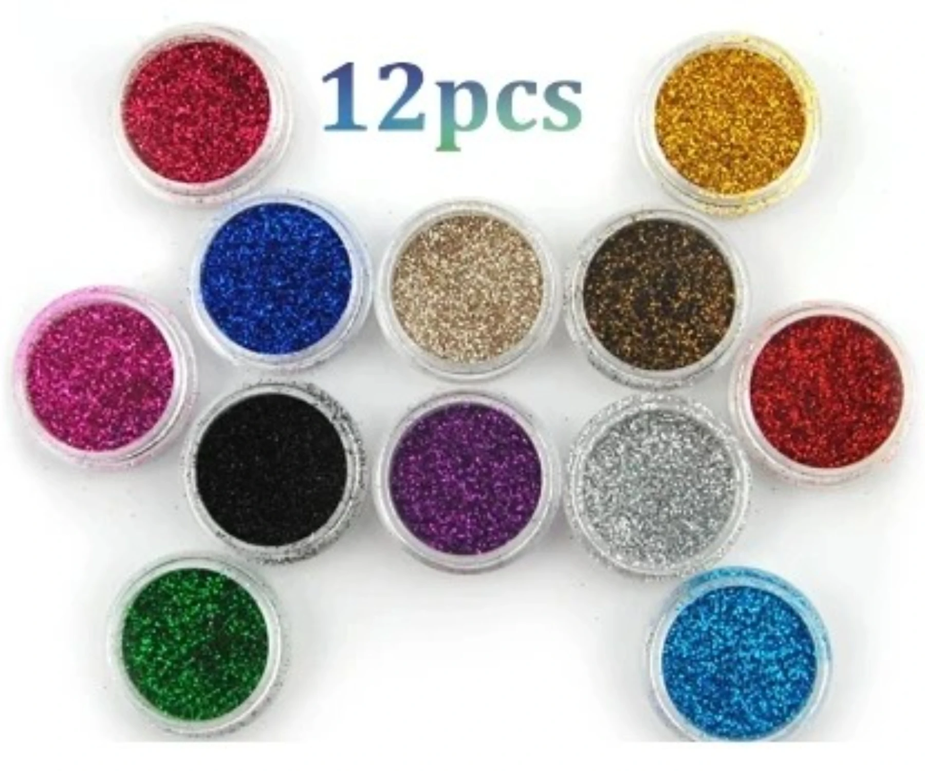 

12 Color Glitter Eyeshadow Roller Shimmer Highlighte Pigment Stick Green Makeup Eye shadow Primer Palette Neon Eyes Make Up