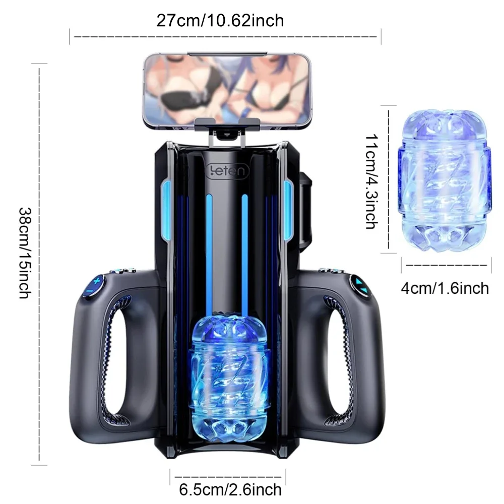 LETEN THRUSMUS-PRO-Machine de Poussée à Grande Vitesse pour Homme، Vagin Telecopique Existent، Jouet Sexuel #5