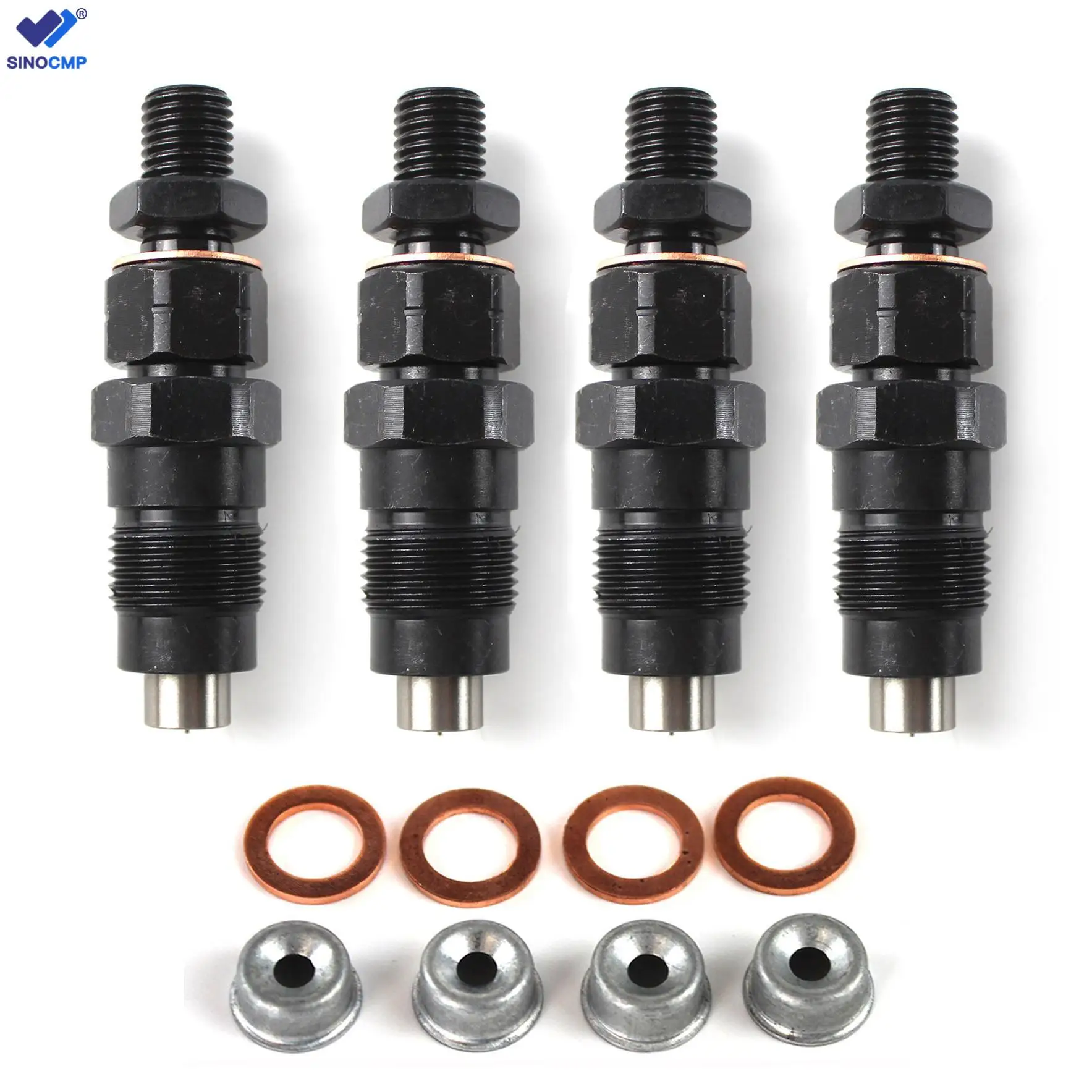 4pc 4D55 4D55T Diesel Fuel Injectors set For Mitsubishi Pajero Triton Delica L300 L200 Engine Aftermarket Parts 3 Month Warranty