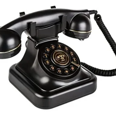 DurableRetro European And American Phones Landline Antique Phones No External Power Supply No Battery Required
